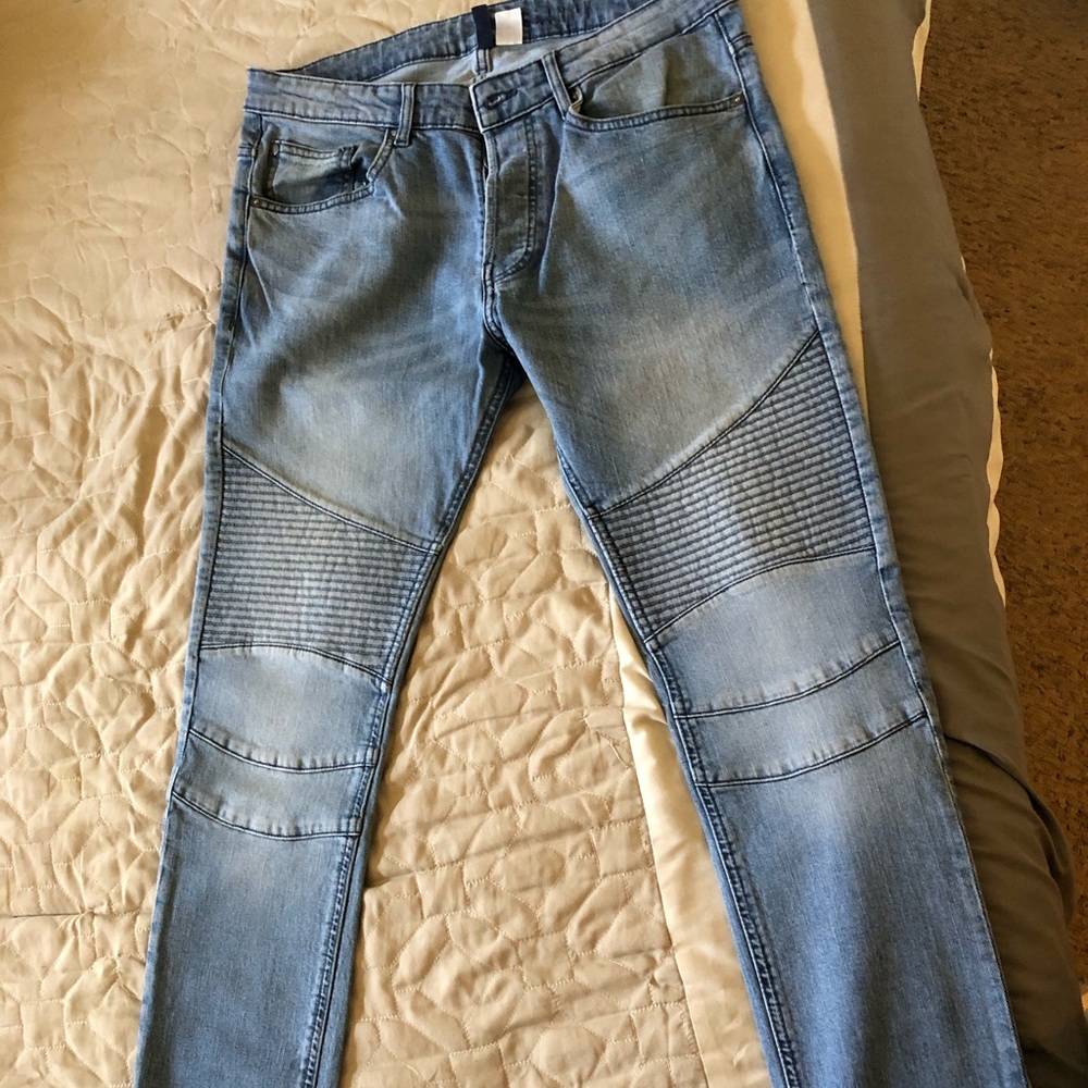 Biker jeans